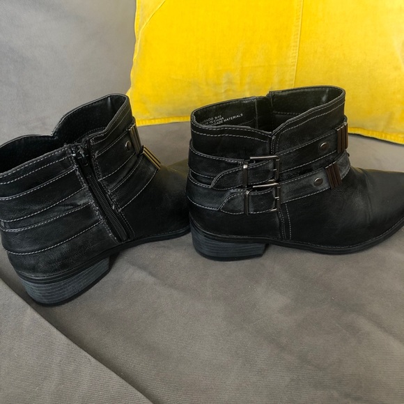 Gray Buckle Accent Booties - Picture 8 of 8